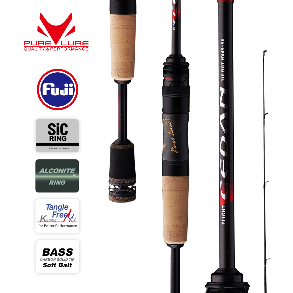PURELURE NEW CEDAN Cần câu cá  - đánh giá và giá Fishing Rod Surf